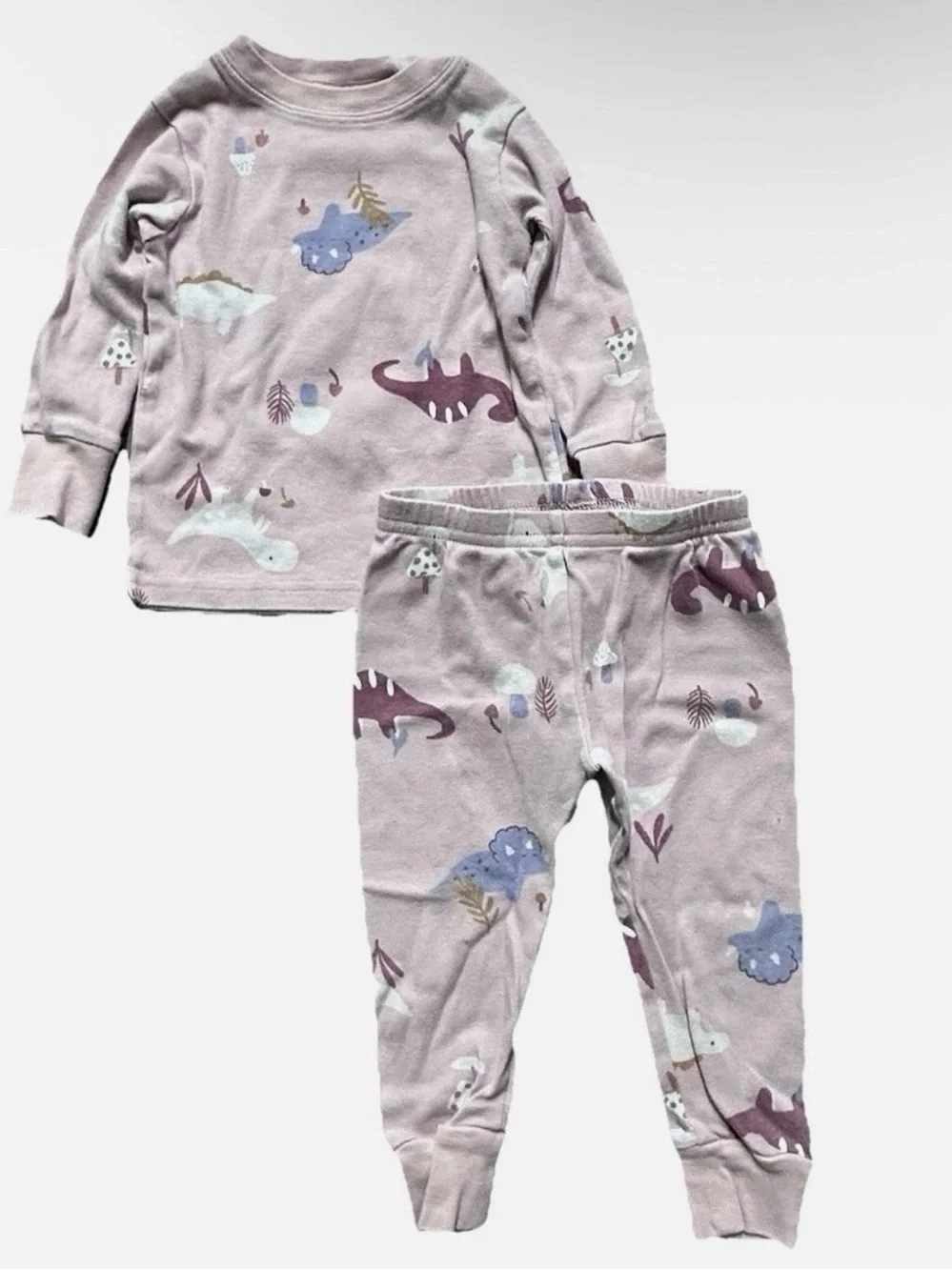 Baby Girl Two Piece Pajama Sets Dinosaurs Unicorns Space Size 9-12 Months